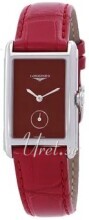 Longines Damklocka L5.512.4.91.2 Dolcevita Röd/Läder