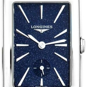 Longines Damklocka L5.512.4.93.2 Dolcevita Blå/Läder