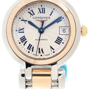 Longines Damklocka L8.111.5.78.6 Primaluna Silverfärgad/18 karat