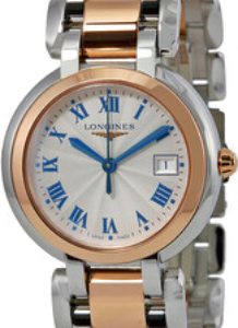 Longines Damklocka L8.112.5.78.6 Primaluna Silverfärgad/18 karat