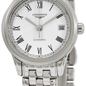 Longines Flagship Damklocka L4.274.4.11.6 Vit/Stål Ø26 mm