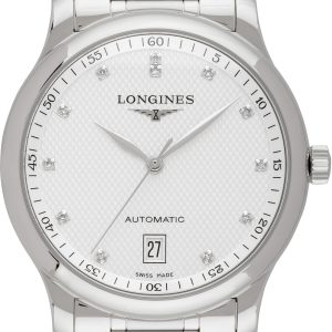 Longines Herrklocka L2.628.4.77.6 Master Silverfärgad/Stål Ø38.5 mm