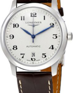 Longines Herrklocka L2.628.4.78.5 Master Silverfärgad/Läder Ø38.5