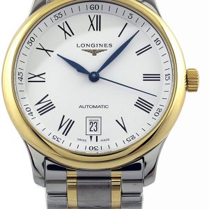 Longines Herrklocka L2.628.5.11.7 Master Vit/18 karat gult guld