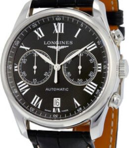 Longines Herrklocka L2.629.4.51.7 Master Svart/Läder Ø40 mm