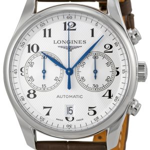 Longines Herrklocka L2.629.4.78.3 Master Silverfärgad/Läder Ø40 mm