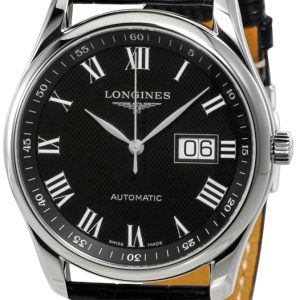 Longines Herrklocka L2.648.4.51.7 Master Svart/Läder Ø40 mm