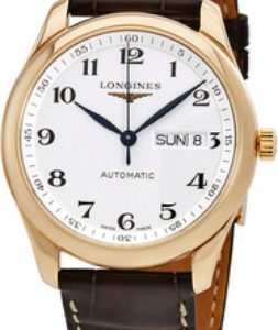 Longines Herrklocka L2.755.8.78.5 Master Silverfärgad/Läder Ø38.5