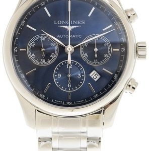 Longines Herrklocka L2.759.4.92.6 Master Blå/Stål Ø42 mm