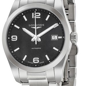 Longines Herrklocka L2.785.4.56.6 Conquest Svart/Stål Ø40 mm