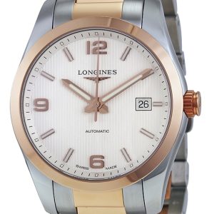 Longines Herrklocka L2.785.5.76.7 Conquest Silverfärgad/18 karat