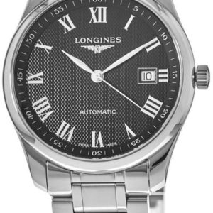 Longines Herrklocka L2.793.4.51.6 Master Svart/Stål Ø40 mm