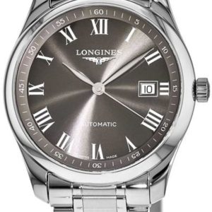 Longines Herrklocka L2.793.4.71.6 Master Grå/Stål Ø40 mm