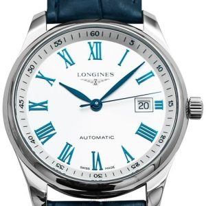 Longines Herrklocka L2.793.4.79.2 Master Silverfärgad/Läder Ø40 mm