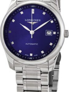 Longines Herrklocka L2.793.4.97.6 Master Blå/Stål Ø40 mm