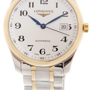 Longines Herrklocka L2.793.5.78.7 Master Silverfärgad/18 karat gult