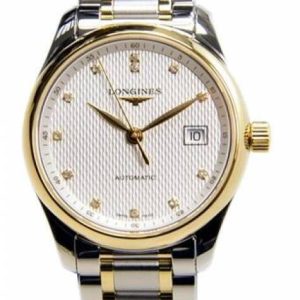 Longines Herrklocka L2.793.5.97.7 Master Silverfärgad/18 karat gult