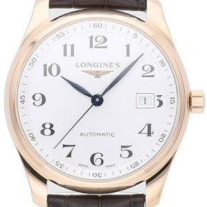 Longines Herrklocka L2.793.8.78.3 Master Silverfärgad/Läder Ø40 mm