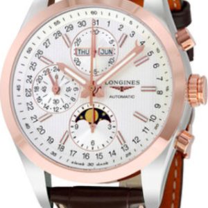 Longines Herrklocka L2.798.5.72.3 Conquest Vit/Läder Ø42 mm