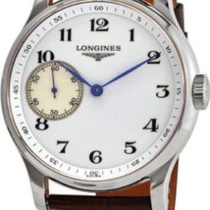 Longines Herrklocka L2.841.4.18.3 Master Vit/Läder Ø47.5 mm