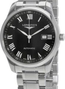 Longines Herrklocka L2.893.4.51.6 Master Svart/Stål Ø42 mm