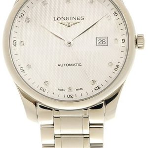 Longines Herrklocka L2.893.4.77.6 Master Silverfärgad/Stål Ø42 mm