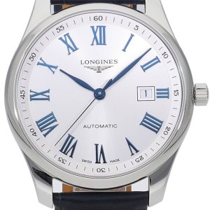 Longines Herrklocka L2.893.4.79.2 Master Silverfärgad/Läder Ø42 mm