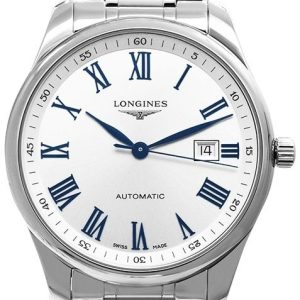 Longines Herrklocka L2.893.4.79.6 Master Silverfärgad/Stål Ø42 mm