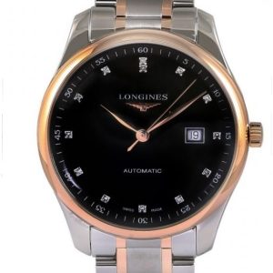 Longines Herrklocka L2.893.5.57.7 Master Svart/Roséguldstonat stål