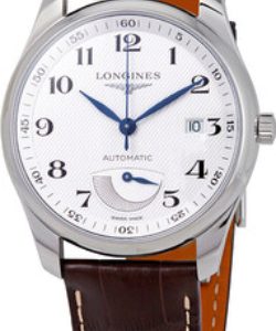 Longines Herrklocka L2.908.4.78.3 Master Silverfärgad/Läder Ø40 mm