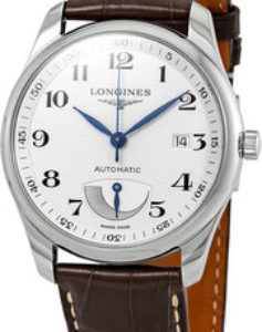 Longines Herrklocka L2.908.4.78.5 Master Silverfärgad/Läder Ø40 mm