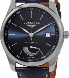 Longines Herrklocka L2.908.4.92.0 Master Blå/Läder Ø40 mm