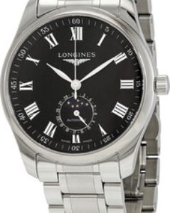 Longines Herrklocka L2.909.4.51.6 Master Svart/Stål Ø40 mm