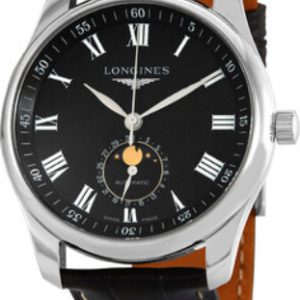 Longines Herrklocka L2.909.4.51.7 Master Svart/Läder Ø40 mm