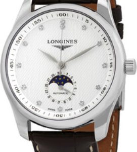 Longines Herrklocka L2.909.4.77.3 Master Silverfärgad/Läder Ø40 mm