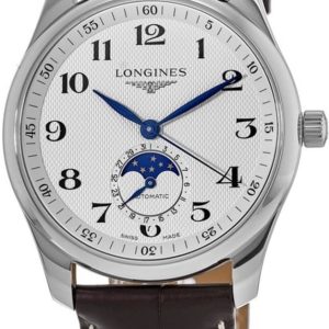 Longines Herrklocka L2.909.4.78.3 Master Silverfärgad/Läder Ø40 mm