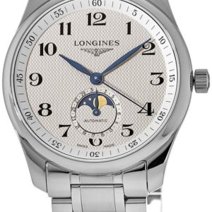 Longines Herrklocka L2.909.4.78.6 Master Silverfärgad/Stål Ø40 mm