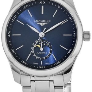 Longines Herrklocka L2.909.4.92.6 Master Blå/Stål Ø40 mm