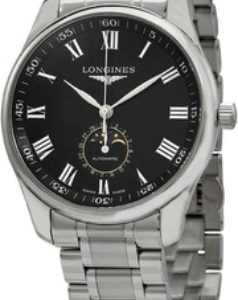 Longines Herrklocka L2.919.4.51.6 Master Svart/Stål Ø42 mm