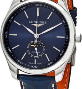 Longines Herrklocka L2.919.4.92.0 Master Blå/Läder Ø42 mm