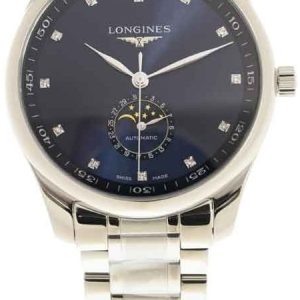 Longines Herrklocka L2.919.4.97.6 Master Blå/Stål Ø42 mm