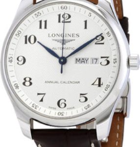 Longines Herrklocka L2.920.4.78.3 Master Silverfärgad/Läder Ø42 mm