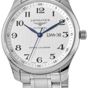 Longines Herrklocka L2.920.4.78.6 Master Silverfärgad/Stål Ø42 mm