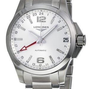 Longines Herrklocka L3.687.4.76.6 Conquest Silverfärgad/Stål Ø41 mm