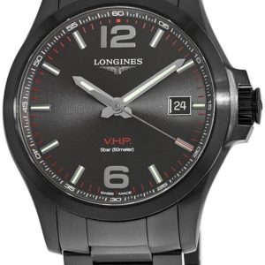 Longines Herrklocka L3.716.2.56.6 Conquest Svart/Stål Ø41 mm