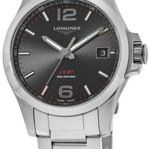 Longines Herrklocka L3.716.4.56.6 Conquest Svart/Stål Ø41 mm