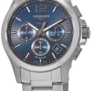 Longines Herrklocka L3.717.4.96.6 Conquest V.H.P. Blå/Stål Ø42 mm