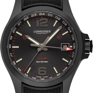 Longines Herrklocka L3.718.2.56.9 Conquest V.H.P. Svart/Gummi Ø41 mm