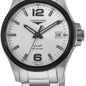 Longines Herrklocka L3.719.4.76.6 Conquest V.H.P. Silverfärgad/Stål