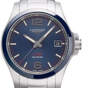 Longines Herrklocka L3.719.4.96.6 Conquest V.H.P. Blå/Stål Ø41 mm